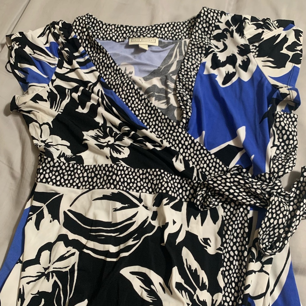 Partial wrap dress